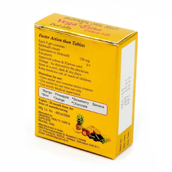 COBRA GELO AJANTA PHARMA 120 mg